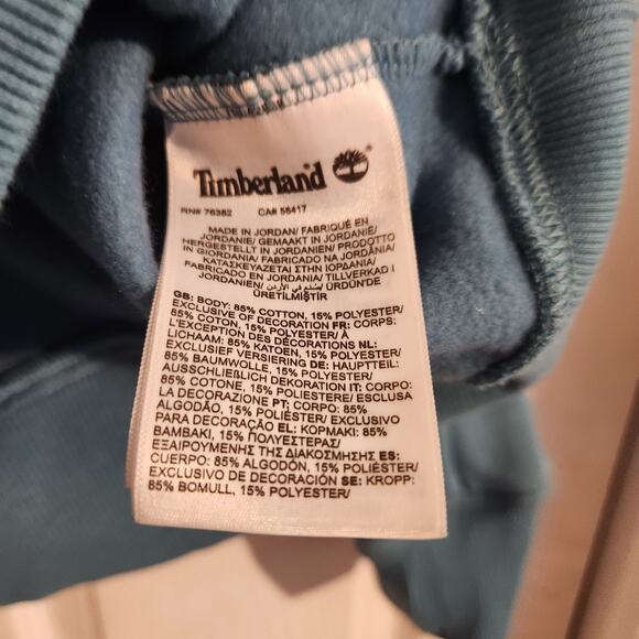 Timberland Sweatshirt L BlueGreen - Picture 3 of 4